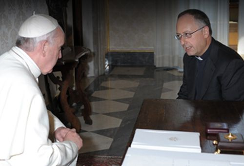 Entevista del Padres Sapador al Papa Francisco