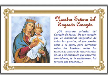 Nuestra Señora del Sagrado Corazón - ruega por nosotros