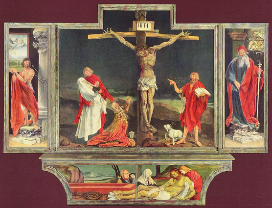 Matthias Grünewald - altar de Isenheim: Tríptico