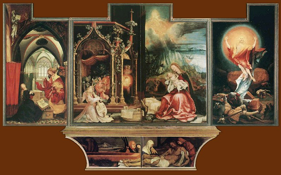 Matthias Grünewald - altar de Isenheim: Tríptico