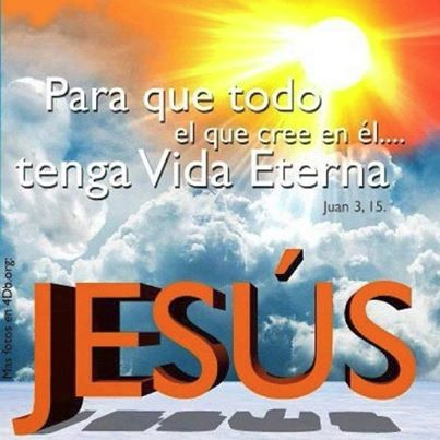 Todo el que cree en Jesús tiene vida eterna