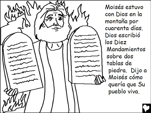 Los diez Mandamientos de la Ley de Dios - 10 Palabras de Vida - Decálogo