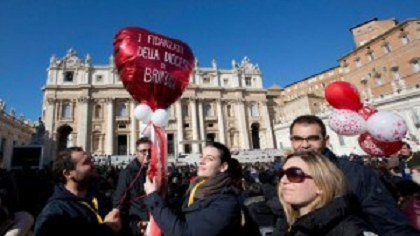 Alegría de decir Sí para Siempre - encuentro de novios con el Papa Francisco