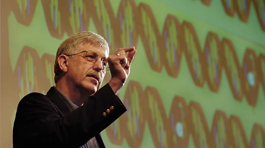 Dr. Francis Collins, director del Proyecto Genoma Humano