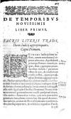 De Temporibus Novissimis - De los Últimos Tiempos autor: José de Acosta de la Sociedad de Jesús p. 407